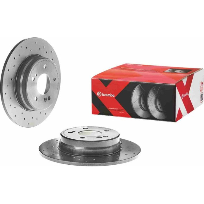 Brembo Bremsscheibe Hinterachse Xtra 08.7211.2X Brembo Bremsscheibe Hinterachse Xtra 08.7211.2X
