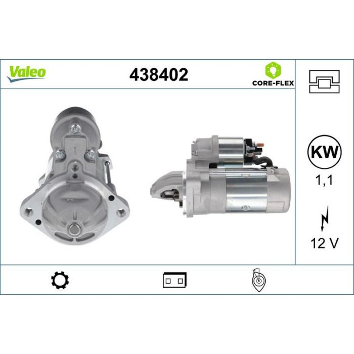 Valeo Anlasser 438402 Valeo Anlasser 438402