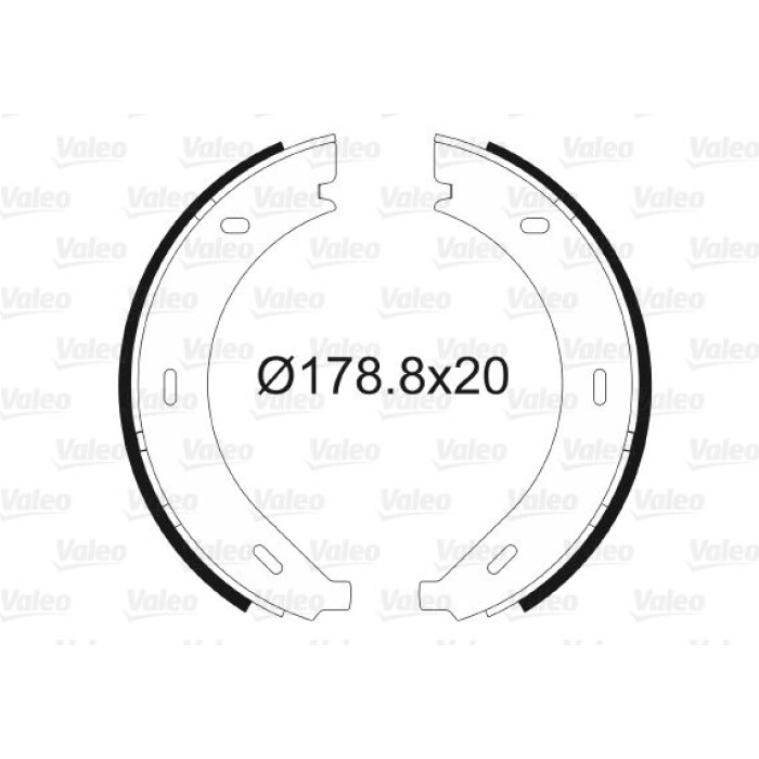 Valeo Bremsbacken 562745 Valeo Bremsbacken 562745