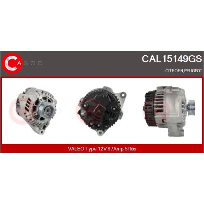 CASCO Generator CAL15149GS CASCO Generator CAL15149GS