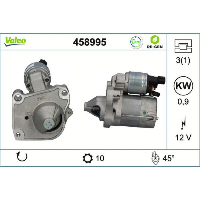 Valeo Anlasser 458995 Valeo Anlasser 458995