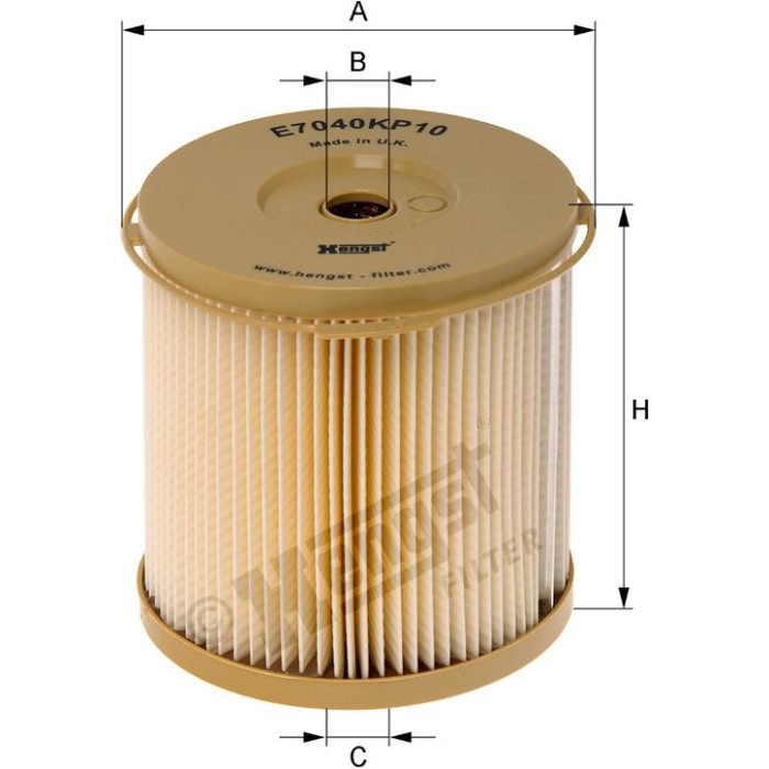 HENGST FILTER Kraftstofffilter E7040KP10 HENGST FILTER Kraftstofffilter E7040KP10
