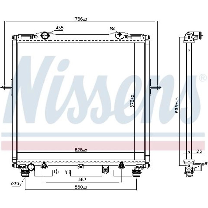 Nissens Wasserkühler PKW 66659