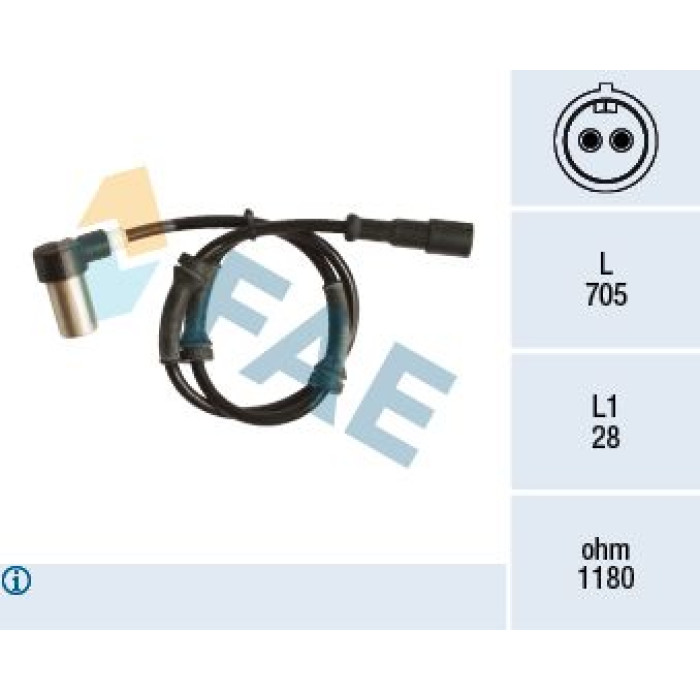 FAE Sensor, Raddrehzahl 78130 FAE Sensor, Raddrehzahl 78130