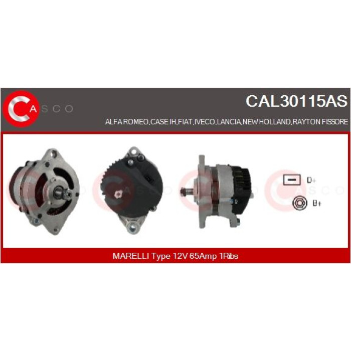 CASCO Generator CAL30115AS CASCO Generator CAL30115AS