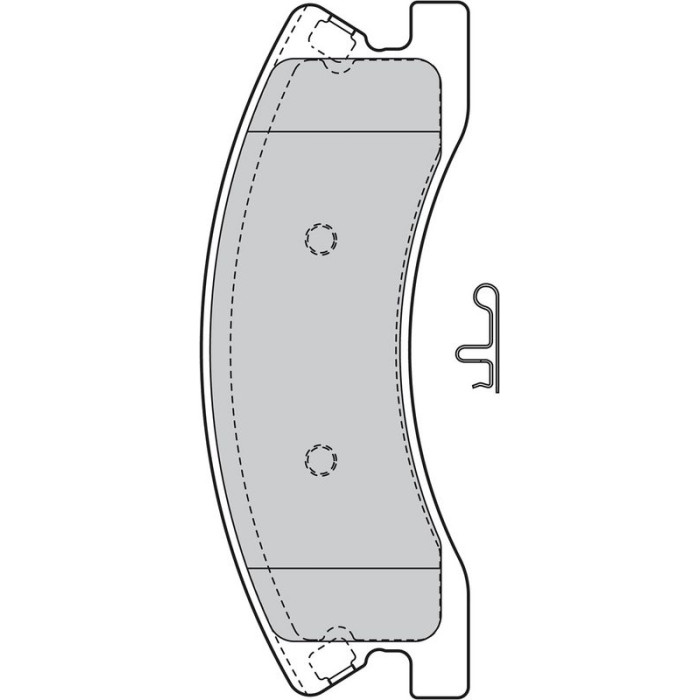 Valeo Bremsbelagsatz 598833 Valeo Bremsbelagsatz 598833