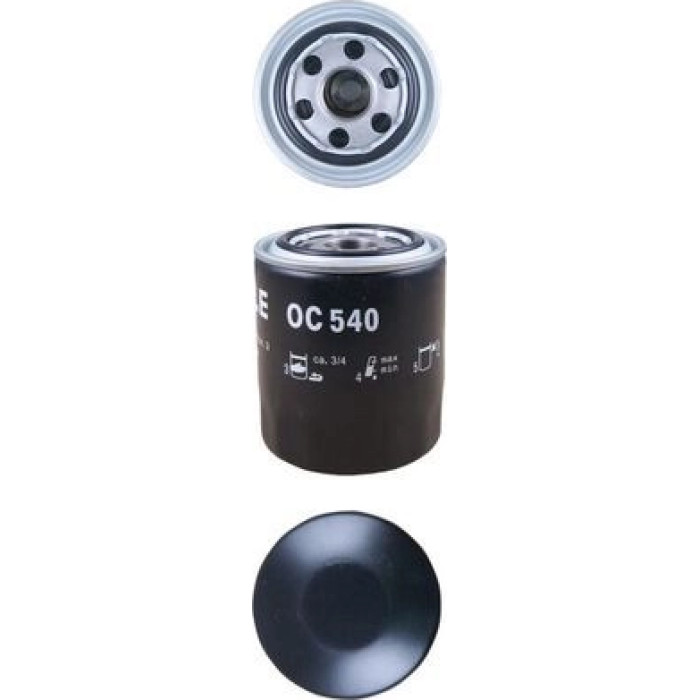 OC 540 MAHLE Ölfilter OC 540, Anschraubfilter, Höhe 117,4 mm – u. a. für Hyundai H-1 / Starex Bus (A1), H-1 Cargo (TQ), H-1 Travel (TQ) – OE Nummer 0K55114302 - l OC 540 MAHLE Ölfilter OC 540, Anschraubfilter, Höhe 117,4 mm – u. a. für Hyundai H-1 / Starex Bus (A1), H-1 Cargo (TQ), H-1 Travel (TQ) – OE Nummer 0K55114302 - l