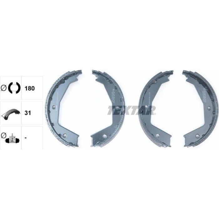 Textar Bremsbackensatz 91054700 Textar Bremsbackensatz 91054700