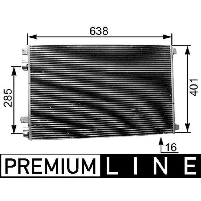 MAHLE Kondensator, Klimaanlage AC 360 000P MAHLE Kondensator, Klimaanlage AC 360 000P
