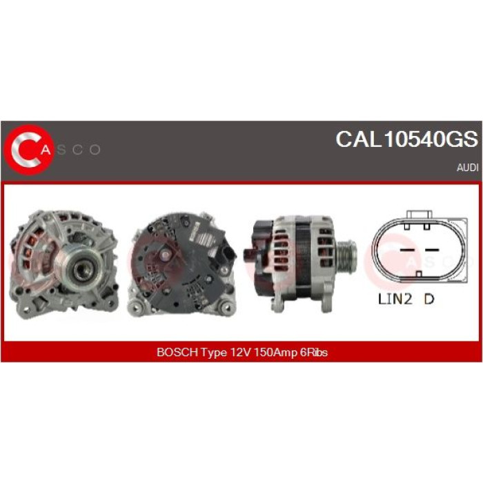 CASCO Generator CAL10540GS CASCO Generator CAL10540GS