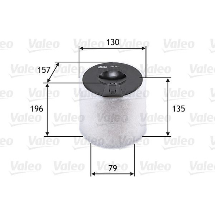 Valeo Luftfilter 585663 Valeo Luftfilter 585663