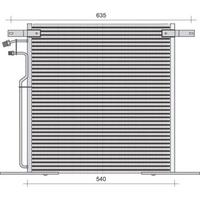 Magneti Marelli Klimakondensator 350203283000 Magneti Marelli Klimakondensator 350203283000