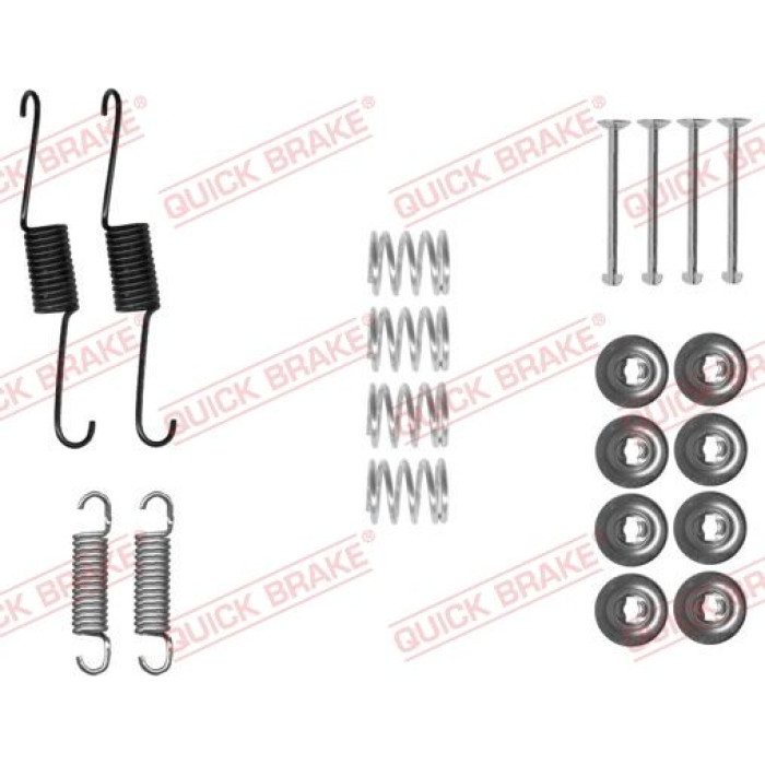 Quick Brake Zubehörsatz für Trommelbremsbacken 105-0031 Quick Brake Zubehörsatz für Trommelbremsbacken 105-0031