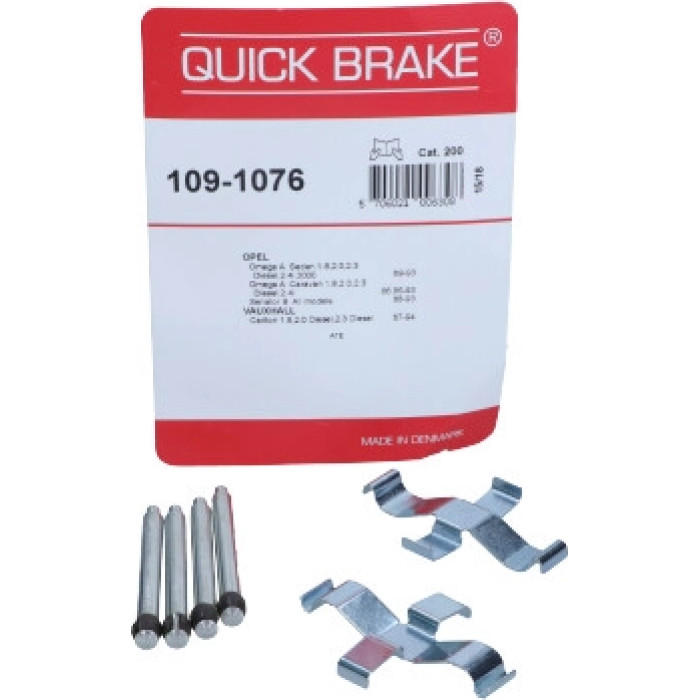 Quick Brake Montagesatz für Bremsbeläge 109-1076 Quick Brake Montagesatz für Bremsbeläge 109-1076