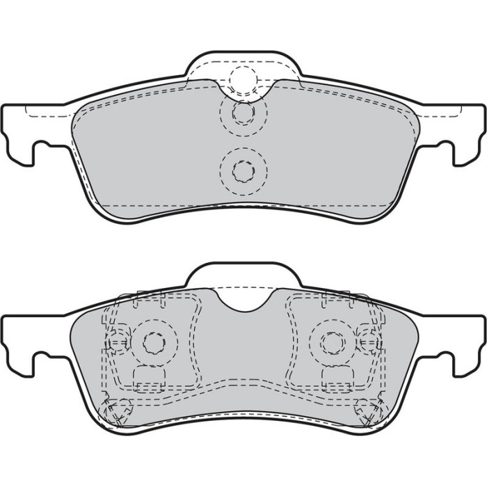 Valeo Bremsbelagsatz 598643 Valeo Bremsbelagsatz 598643