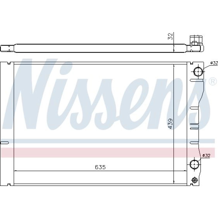Nissens Wasserkühler PKW 63881 Nissens Wasserkühler PKW 63881