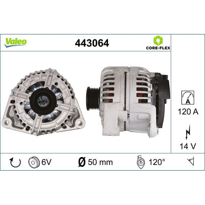 Valeo Lichtmaschine 443064 Valeo Lichtmaschine 443064