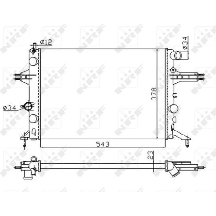 NRF Kühler 53628A NRF Kühler 53628A