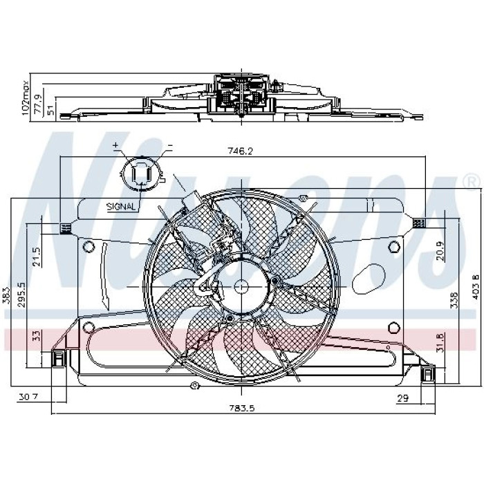 Nissens Kühlerlüfter PKW 85697 Nissens Kühlerlüfter PKW 85697