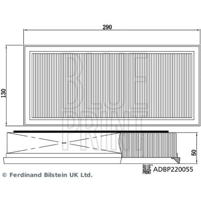 BLUE PRINT Luftfiltersatz ADBP220055 BLUE PRINT Luftfiltersatz ADBP220055