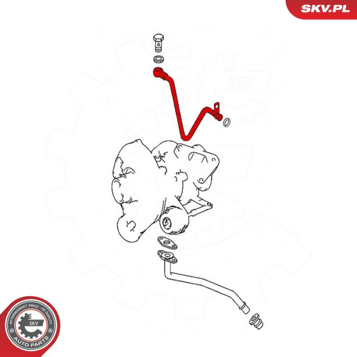 31SKV240 ESEN SKV Ölleitung, Lader 31SKV240