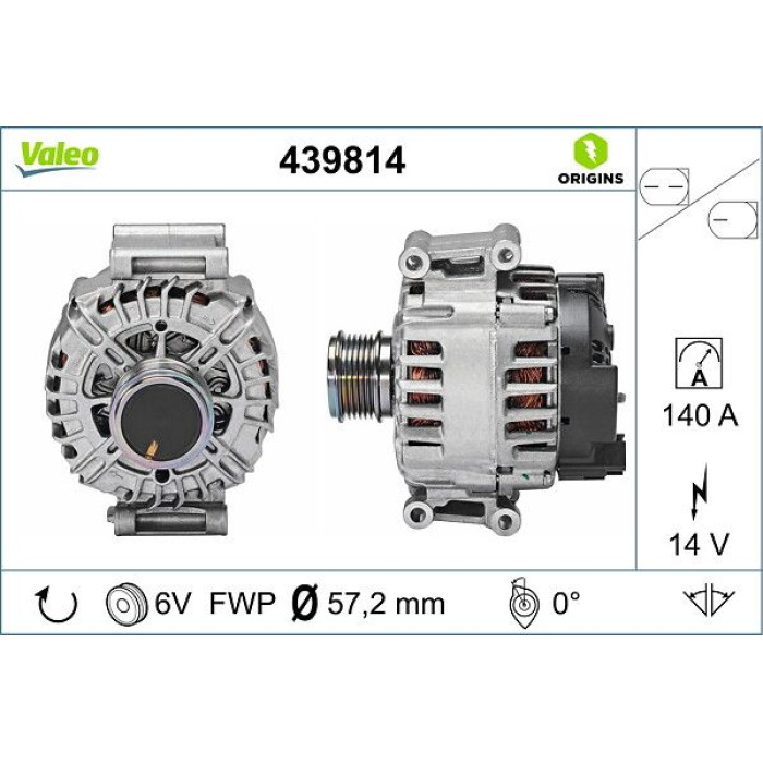 Valeo Lichtmaschine 439814 Valeo Lichtmaschine 439814