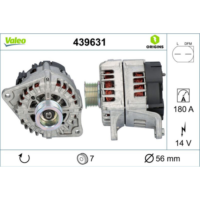 Valeo Lichtmaschine 439631 Valeo Lichtmaschine 439631