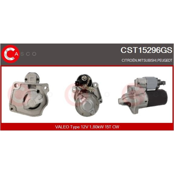 CASCO Anlasser CST15296GS