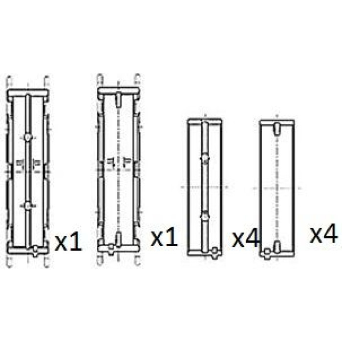FAI AutoParts Kurbelwellenlager BM1033-STD FAI AutoParts Kurbelwellenlager BM1033-STD