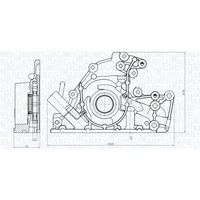 Magneti Marelli Ölpumpe 351516000086