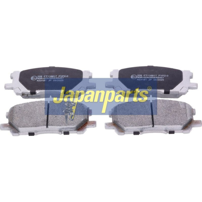 Japanparts Bremsbeläge PA-209AF Japanparts Bremsbeläge PA-209AF