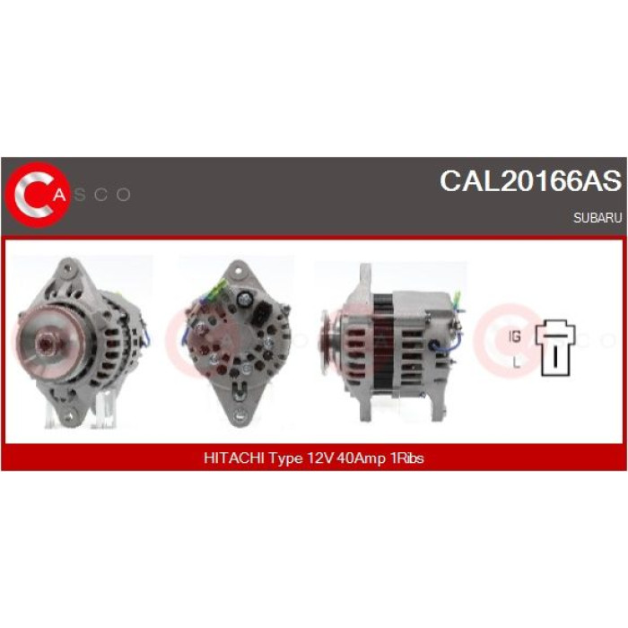 CASCO Generator CAL20166AS CASCO Generator CAL20166AS