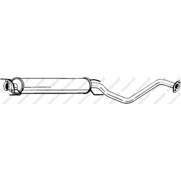 Bosal Schalldämpfer 286-151 Bosal Schalldämpfer 286-151