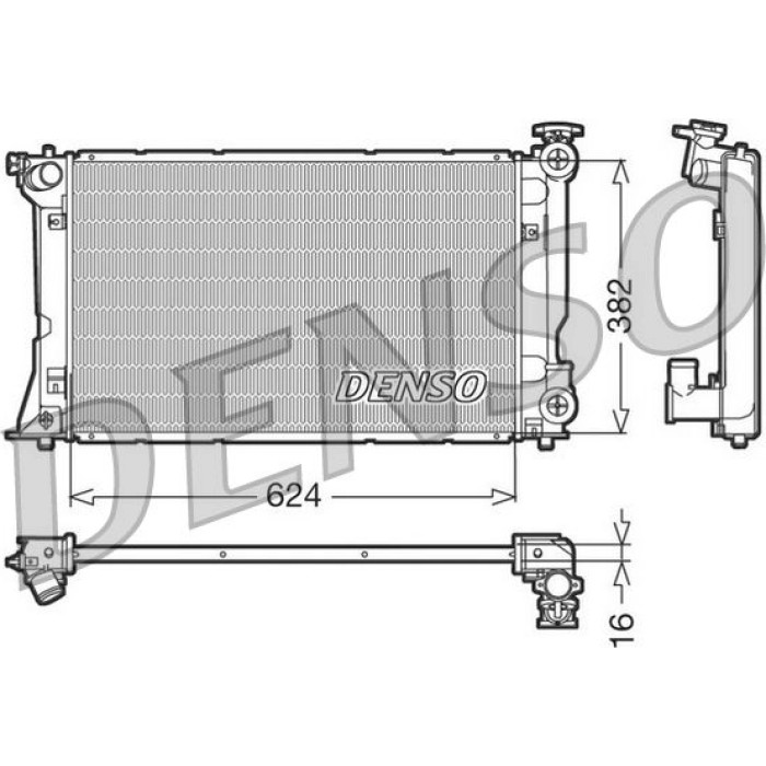 Denso Motorkühler DRM50018 Denso Motorkühler DRM50018