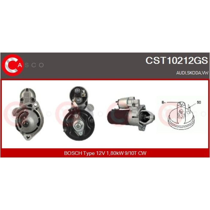 CASCO Anlasser CST10212GS