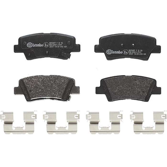 P 30 106 Brembo Prime Bremsbelagsatz Hinterachse – P 30 106 – 100 x 41 x 16 mm – Bremssystem Akebono – OE Nummer 58302J9A80 P 30 106 Brembo Prime Bremsbelagsatz Hinterachse – P 30 106 – 100 x 41 x 16 mm – Bremssystem Akebono – OE Nummer 58302J9A80