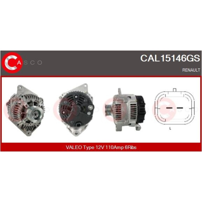 CASCO Generator CAL15146GS CASCO Generator CAL15146GS