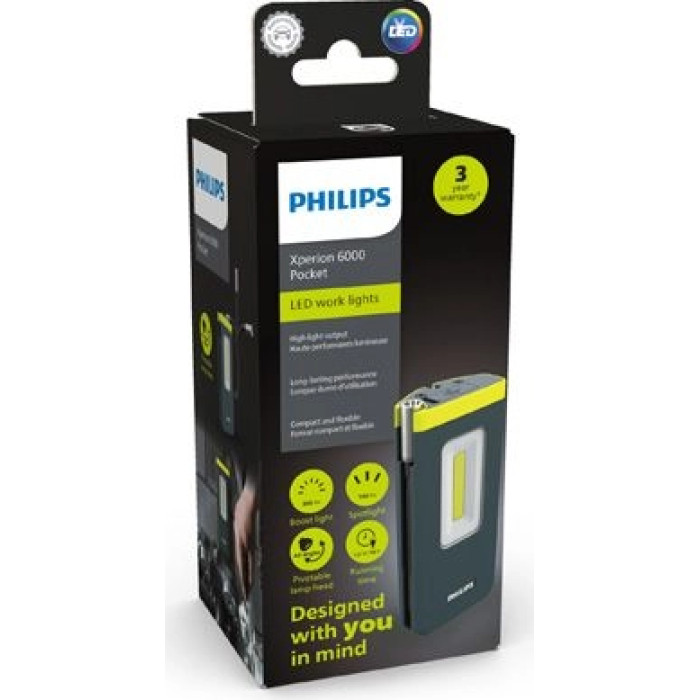 LED Inspektion Wekstattlampe wiederaufladbar Xperion 6000 LED Lamp 1 Stück Philips X60POCKX1 LED Inspektion Wekstattlampe wiederaufladbar Xperion 6000 LED Lamp 1 Stück Philips X60POCKX1