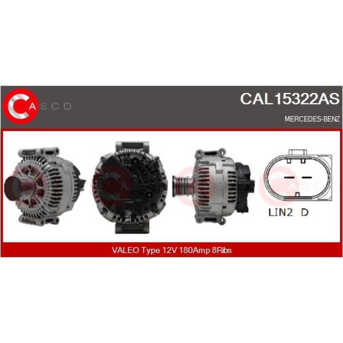 CASCO Generator CAL15322AS CASCO Generator CAL15322AS