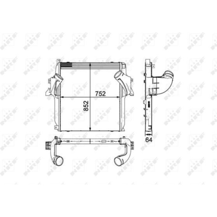 NRF Druckluftkühler 30905 NRF Druckluftkühler 30905