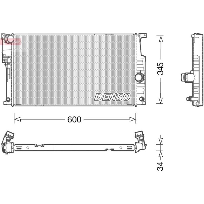 Denso Motorkühler DRM05004 Denso Motorkühler DRM05004