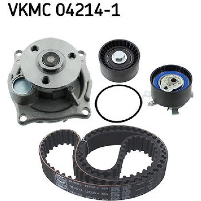 SKF Spannrollensatz mit Wasserpumpe VKMC 04214-1 SKF Spannrollensatz mit Wasserpumpe VKMC 04214-1