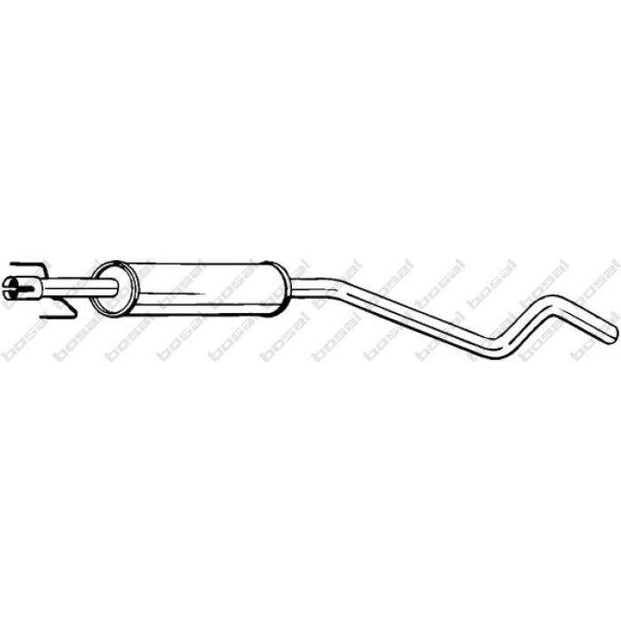 Bosal Schalldämpfer 286-475 Bosal Schalldämpfer 286-475