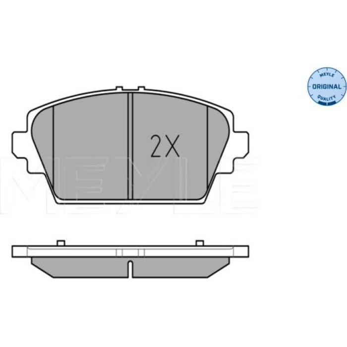 MEYLE Bremsbelagsatz Nissan Primera 02-/Accord 98- Mit Sensor 025 230 9416/W MEYLE Bremsbelagsatz Nissan Primera 02-/Accord 98- Mit Sensor 025 230 9416/W
