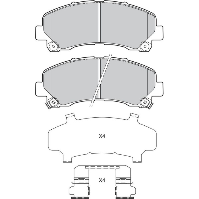 Valeo Bremsbelagsatz 601332