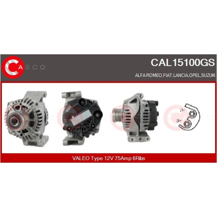 CASCO Generator CAL15100GS CASCO Generator CAL15100GS