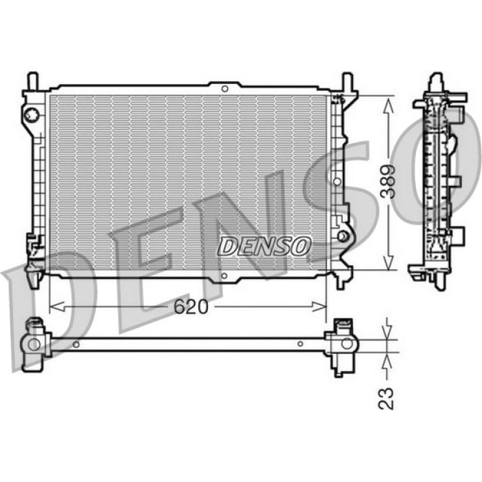 Denso Motorkühler DRM10107
