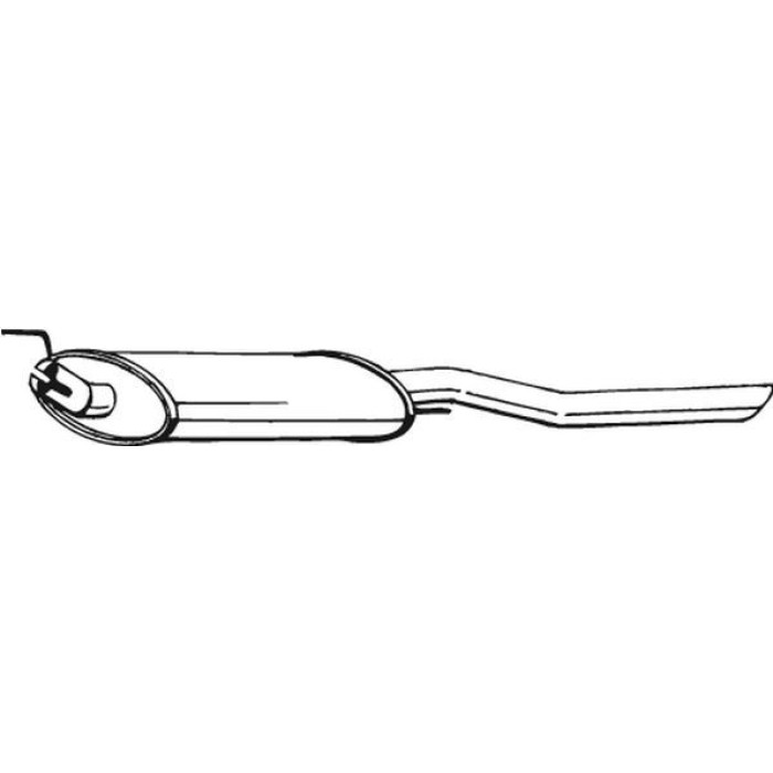Bosal Schalldämpfer 233-733 Bosal Schalldämpfer 233-733