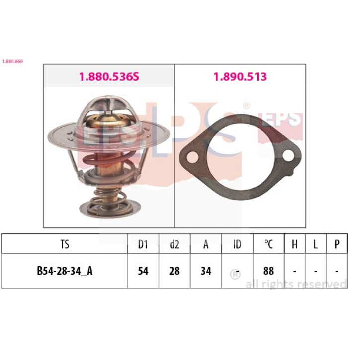 EPS Thermostat 1.880.869 EPS Thermostat 1.880.869