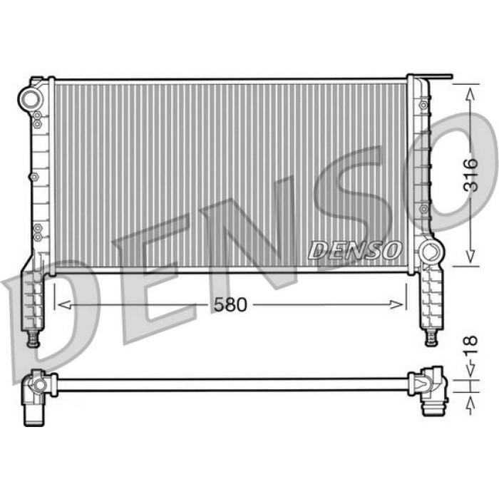 Denso Motorkühler DRM09064